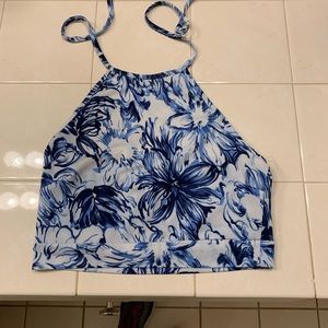Floral crop top